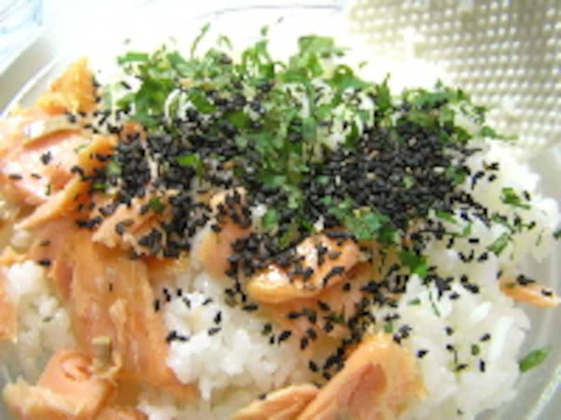 鮭と大葉のおにぎり