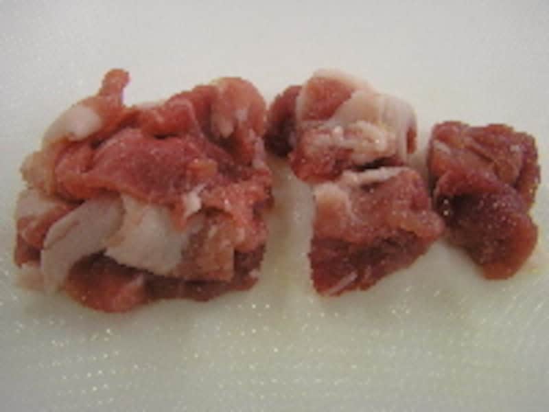 豚肉の切り方