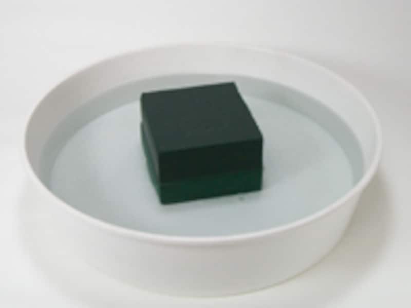 水を含んだ状態