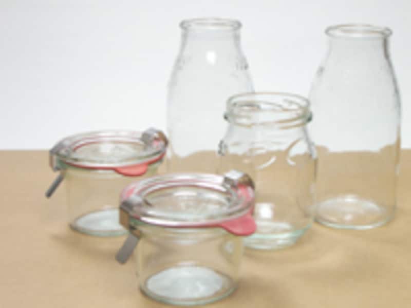 いろいろな空き瓶