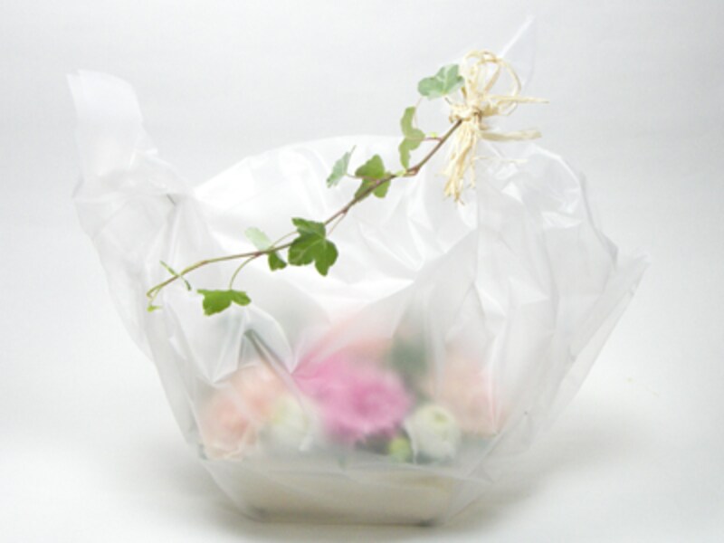 ワンポイントをあしらう