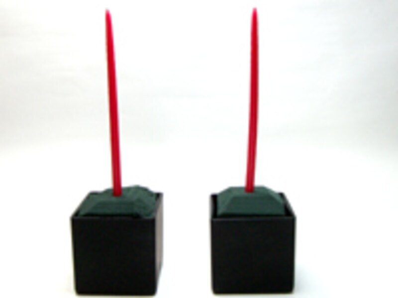 キャンドルを立てる