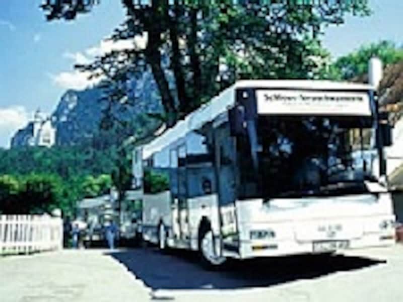 お城行きのバス