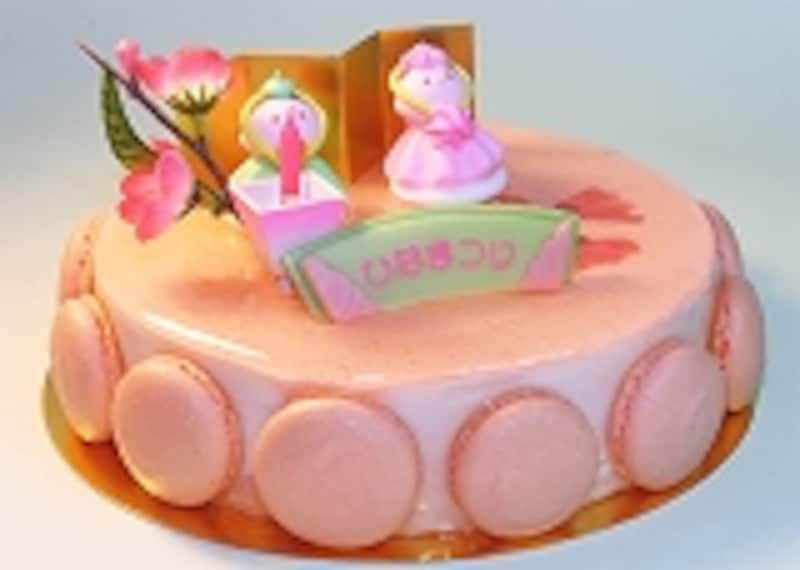 桜のチーズケーキ