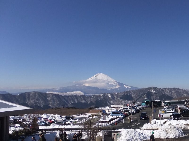 大涌谷から眺める富士山（2）