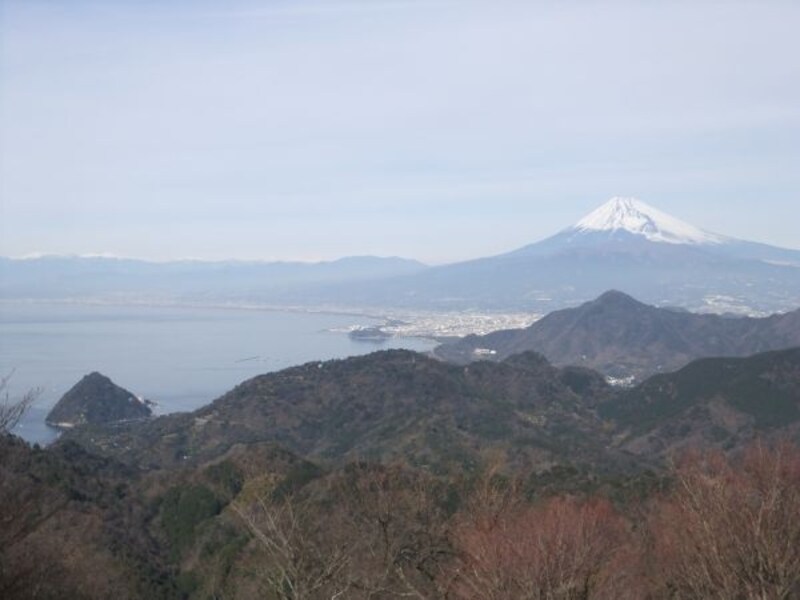 伊豆の国パノラマパークから富士山を望む