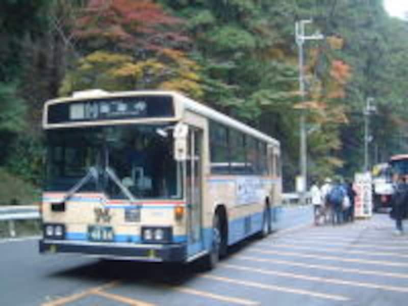 善峯寺行きの阪急バス