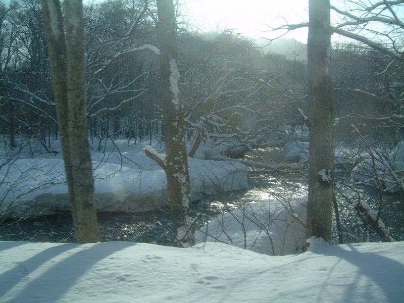 冬の奥入瀬渓流(3)