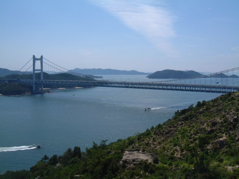 下津井瀬戸大橋(2)/鷲羽山展望台より