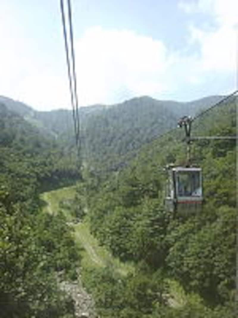 谷川岳ロープウェイ（2000年当時）