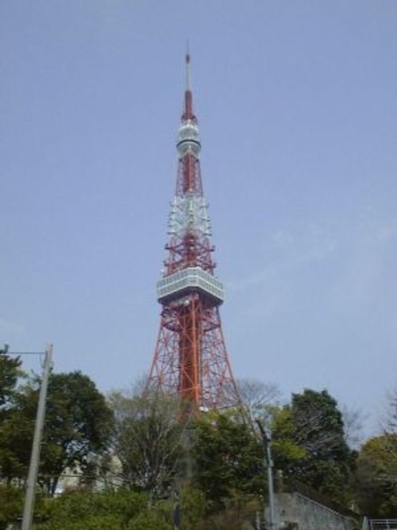 東京タワーを眺める（1）／赤羽橋付近より