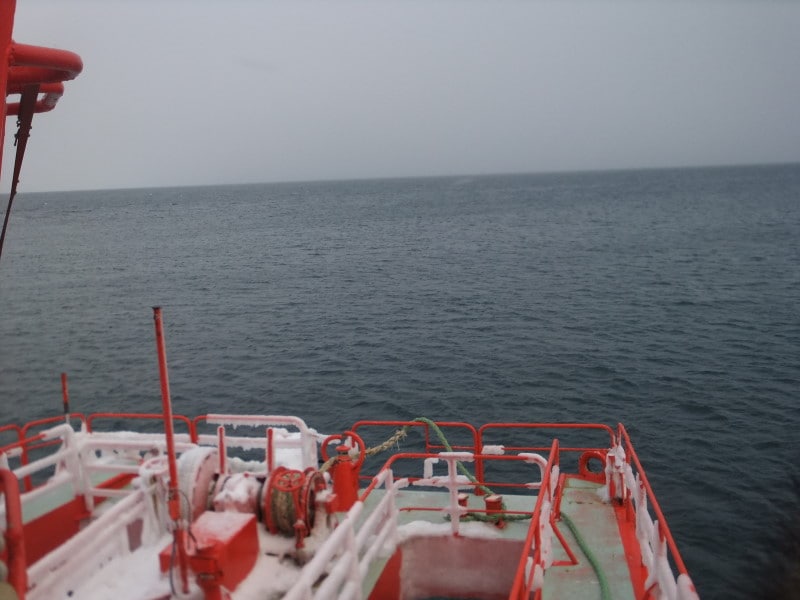 ガリンコ号IIでの海上遊覧