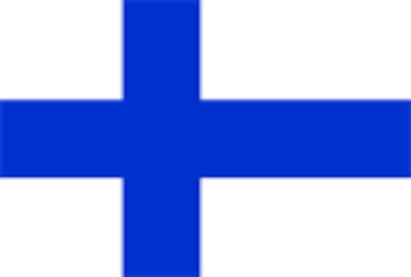 「湖の国」と呼ばれるフィンランド、湖の青を連想させるスカンディナヴィアクロスが国旗に