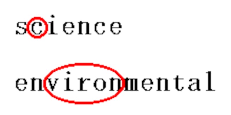 英単語のスペルを覚えるのにも応用できる