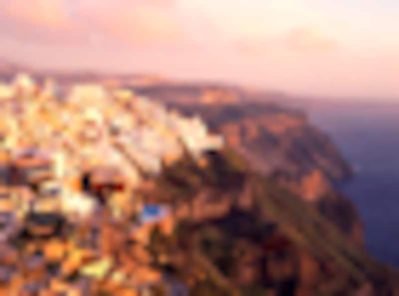 サントリーニ島 絶景のサントリーニ島へ】 ギリシャ・地中海クルーズで、 有名な