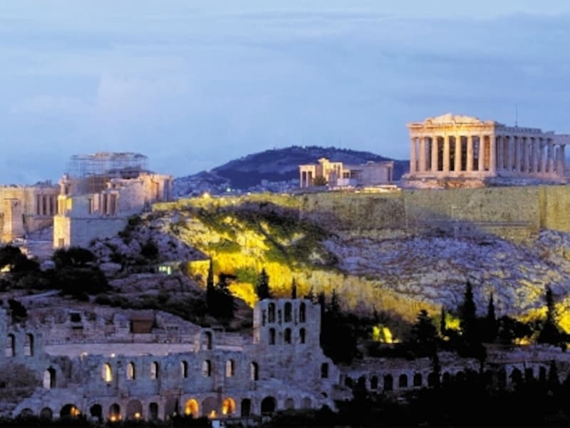 ギリシアの世界遺産「アテネのアクロポリス」のパルテノン神殿