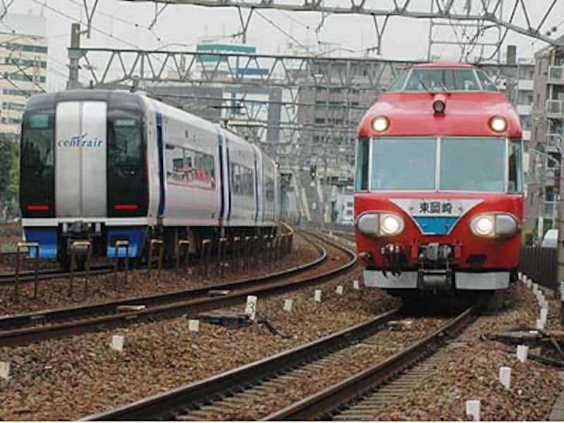 7000系とミュースカイ