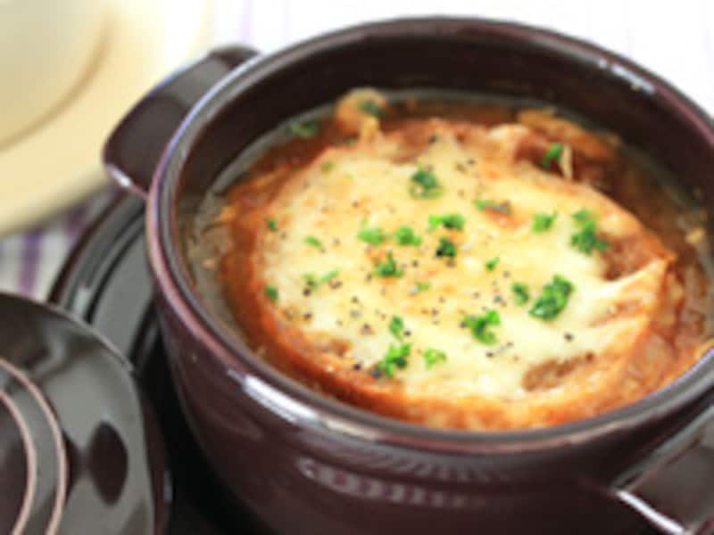簡単時短レシピ！ オニオングラタンスープ