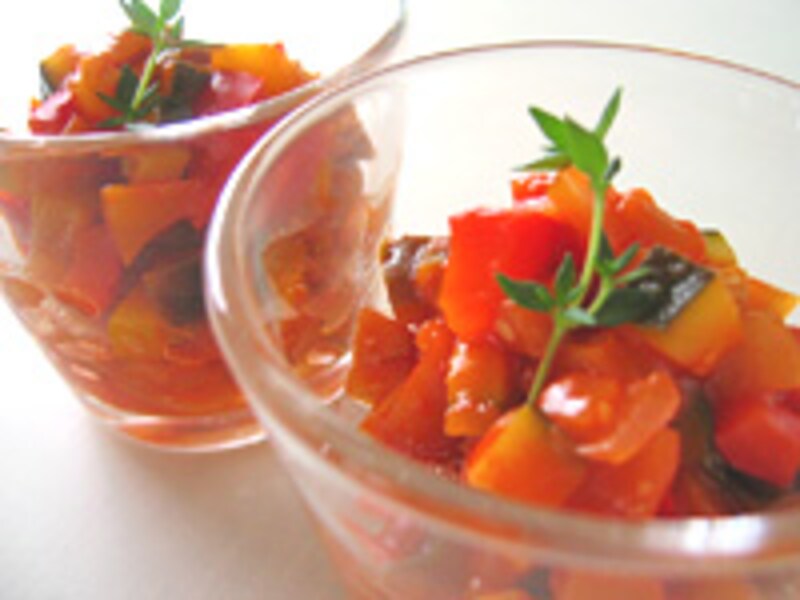 15分レシピ 洋風常備菜ラタトゥイユ