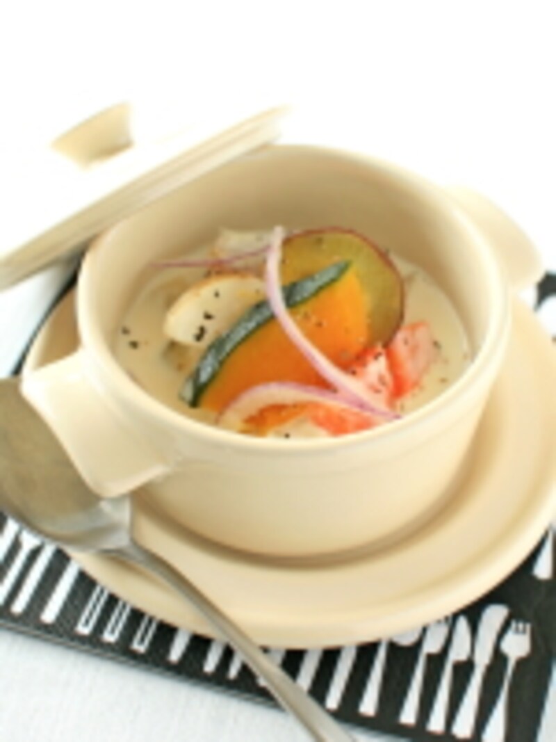 【根菜のお手軽クリームシチュー】レシピへリンク！