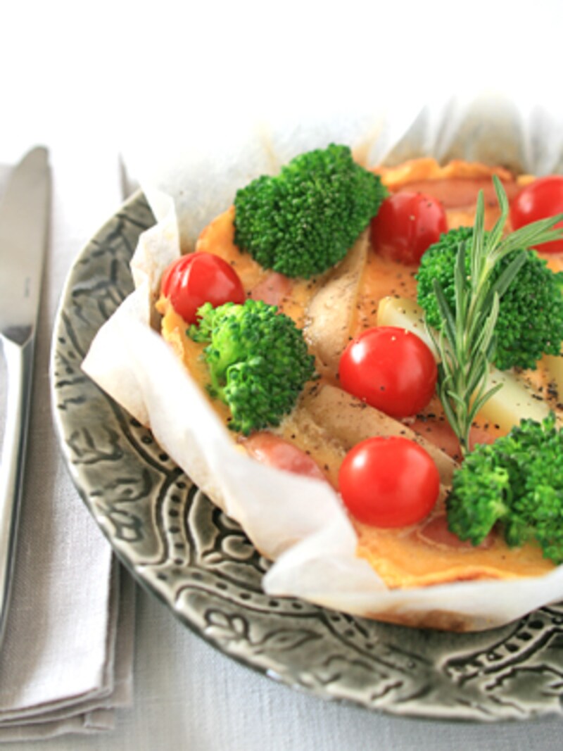 簡単アイデアレシピ！ オープンオムレツ