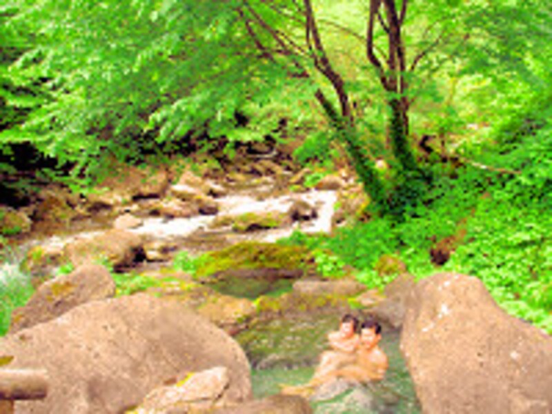 つげ義春ゆかりの露天全景