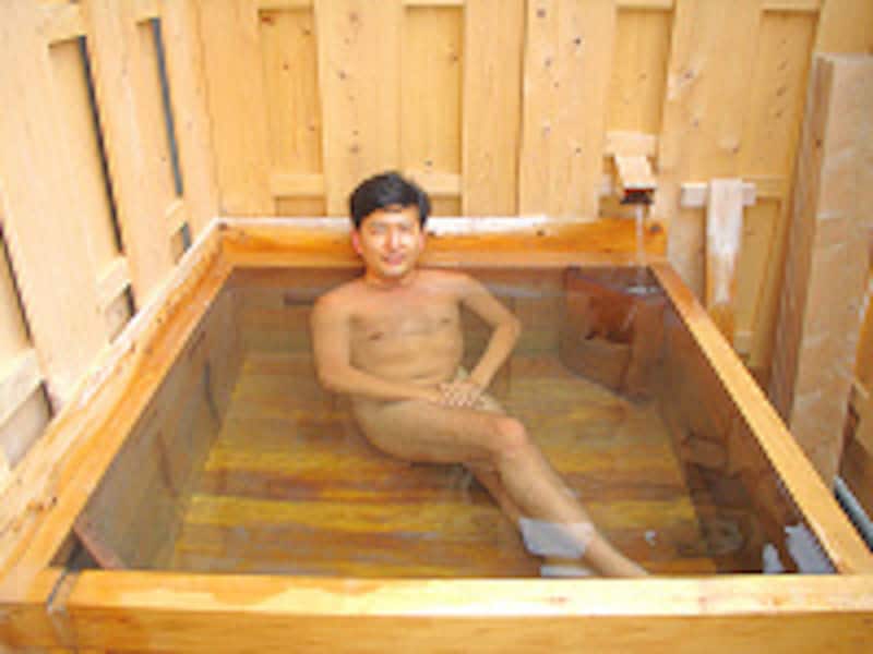 まるほん旅館露天風呂