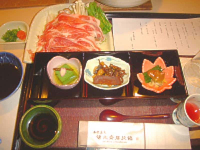 湯元齋藤旅館前菜