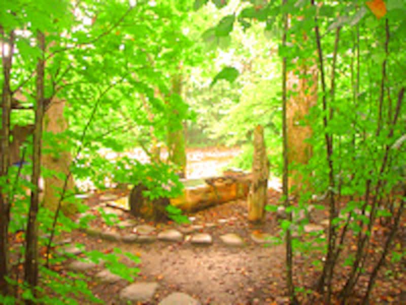 銀婚湯トチニの湯丸太露天