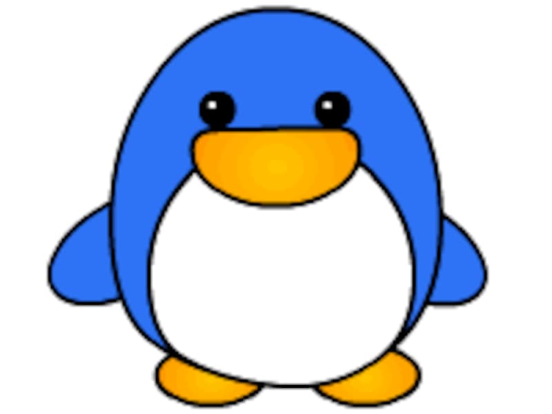 立体的なくちばしと足