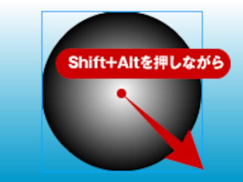Shift+Altを押しながら移動