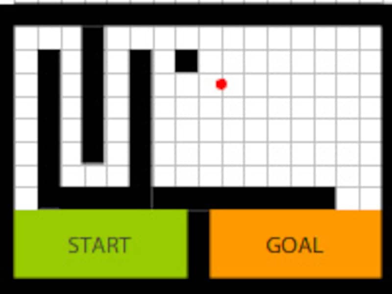 グリッドにそって迷路を作成
