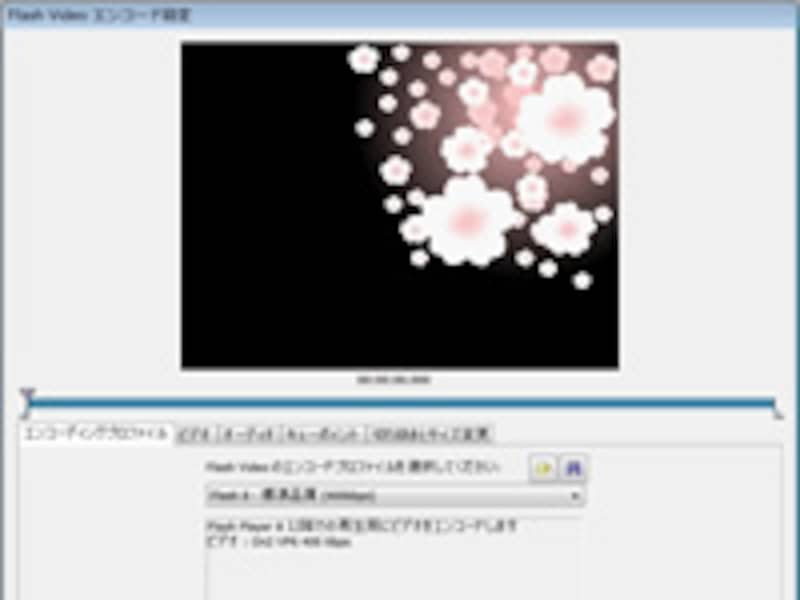 エンコードの設定