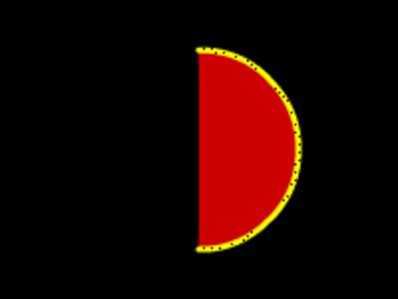 図の箇所のみ線をつける