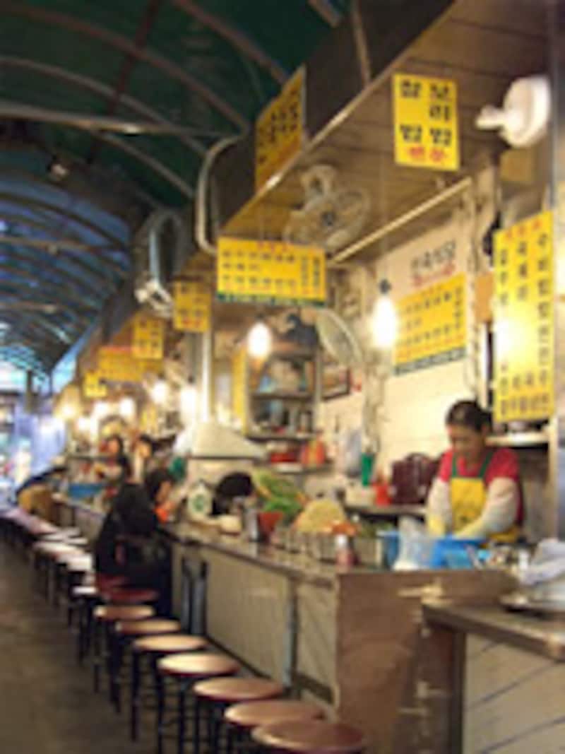 南大門市場の屋台街