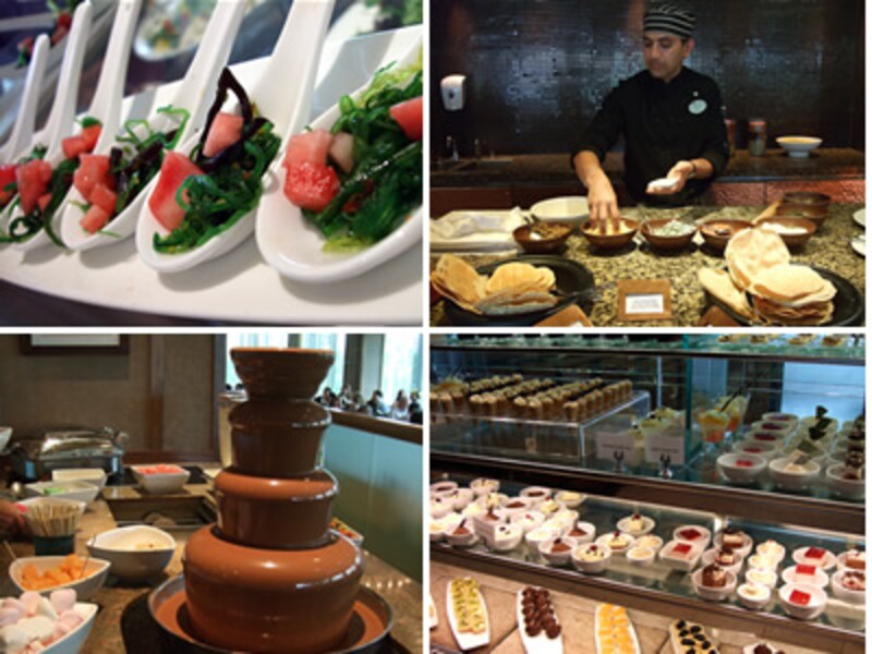 ランガムホテルのバフェ