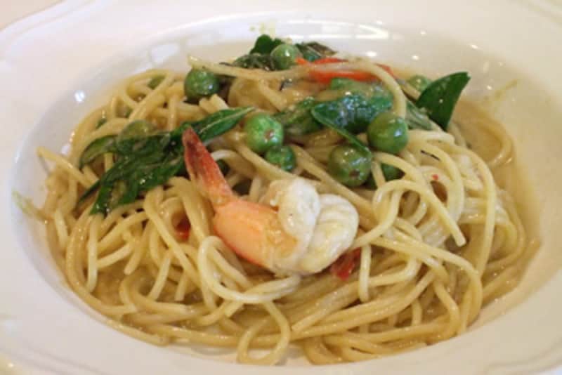 グリーンカレースパゲッティ"