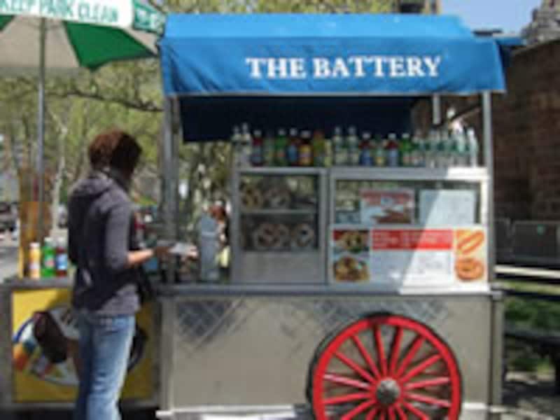 ホットドッグの屋台