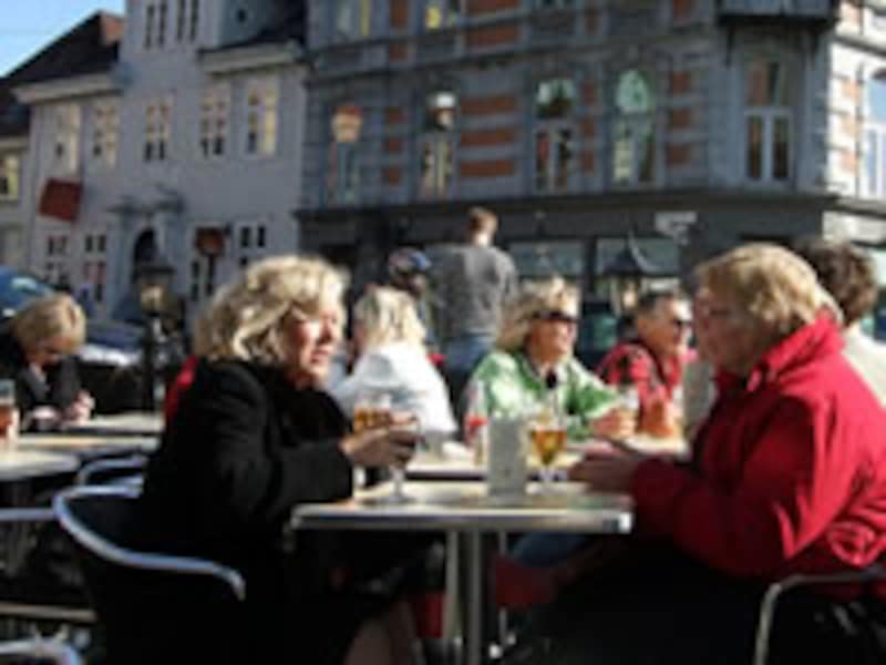 ベルゲンのカフェ