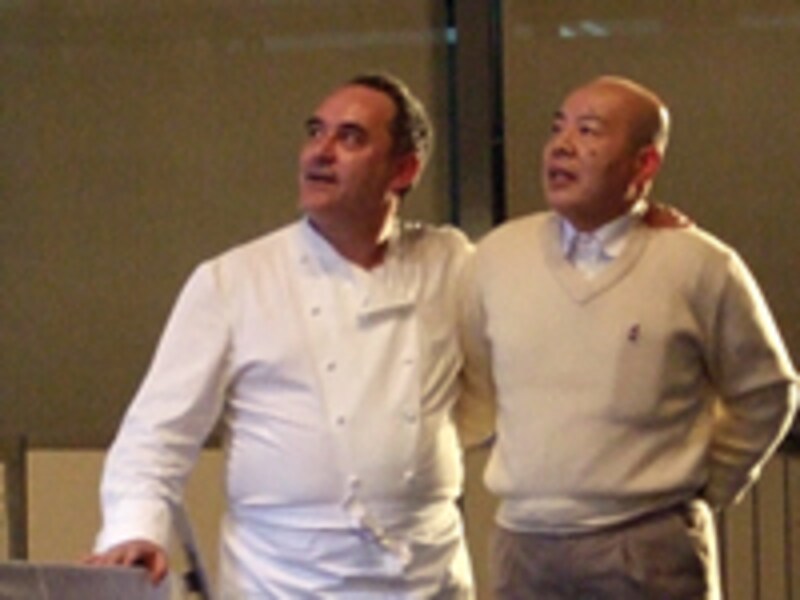 フェラン・アドリア氏と石田氏