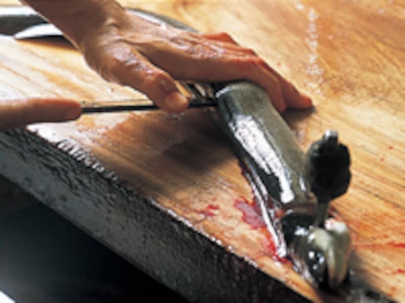 うなぎ蒲焼き実演2