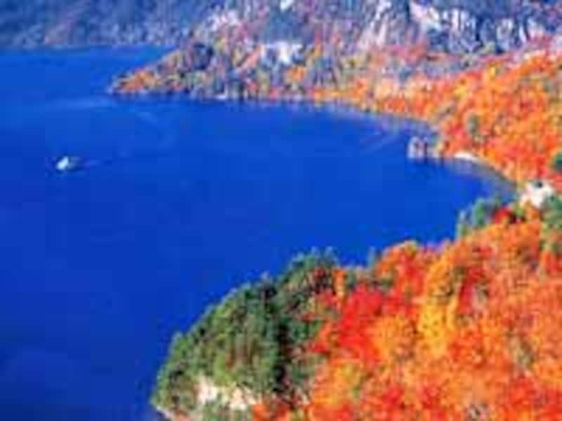 十和田湖の紅葉（1987年撮影）