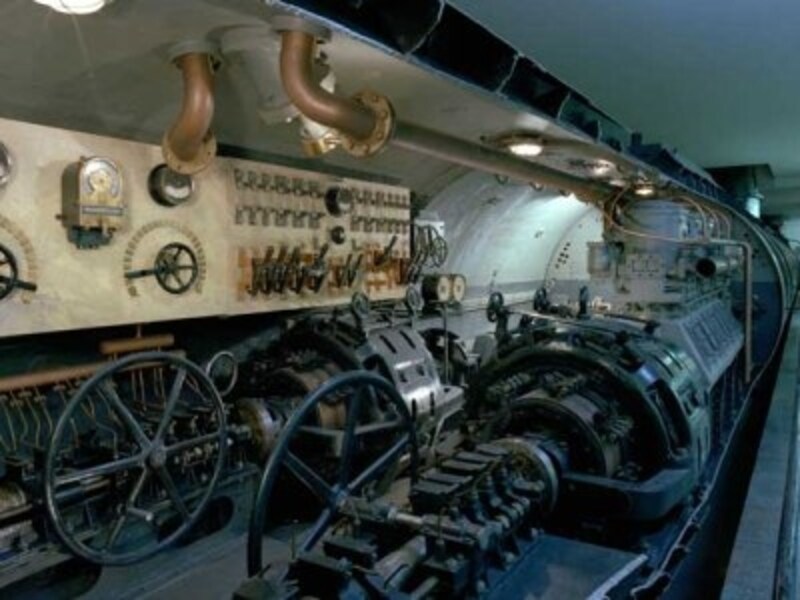 船舶のセクションには潜水艦の実物モデルも Deutsches Museum