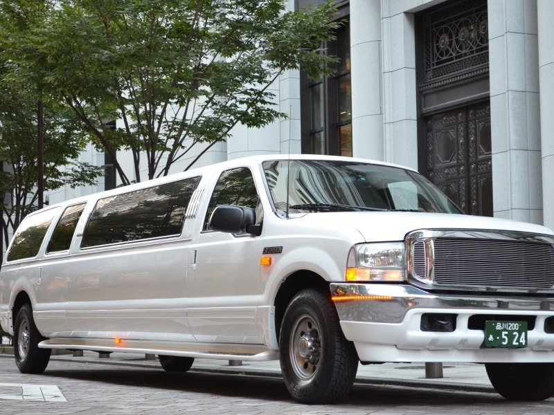 選べるリムジンは日本で最長の車種も。イメージ通りのリンカーンも最高