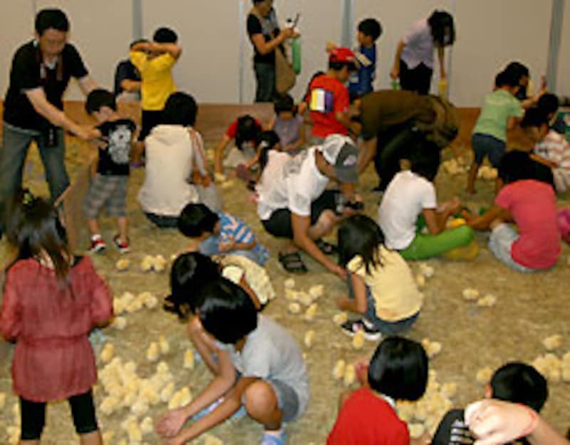 一生懸命撮影するお父さんが涙ぐましい