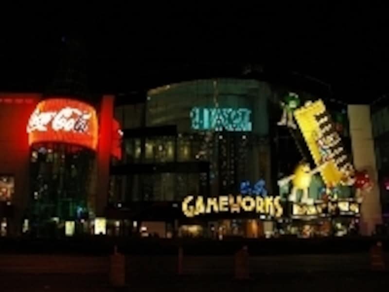 巨大コーラとM&Mチョコレート