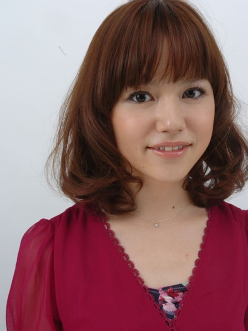 鎖骨ラインのワンレングス