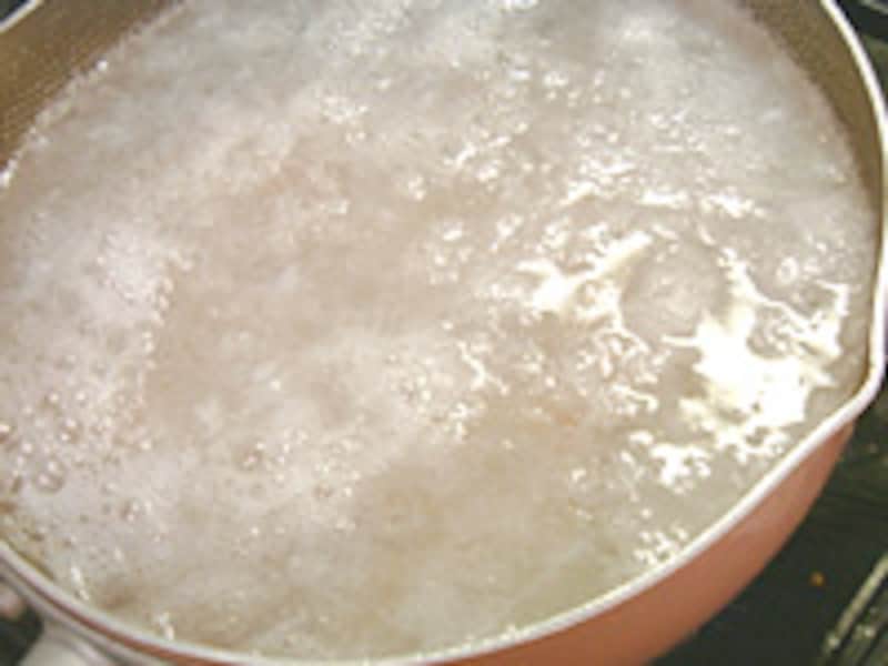 さっと火をとおします。