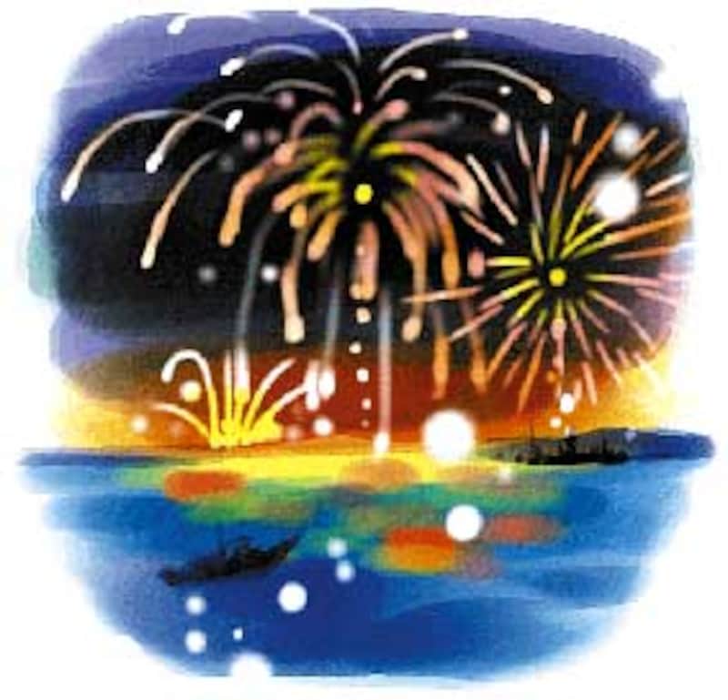 夏の風物詩「花火」