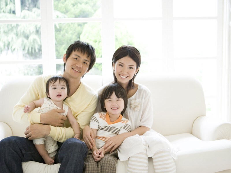 家族の写真入り年賀状